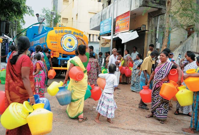 Chennai Water Supply Maintenance Efforts