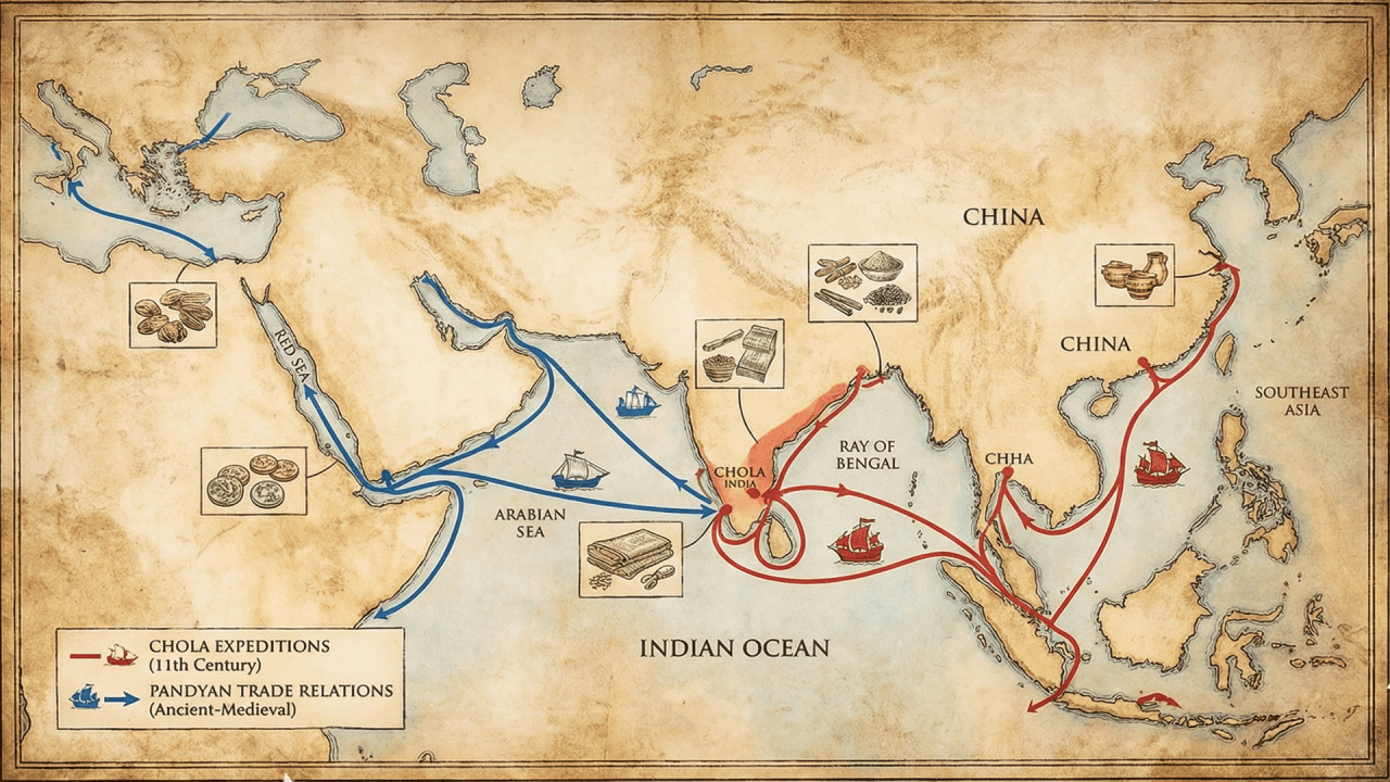 Chola Dynasty's Maritime Trade Connections